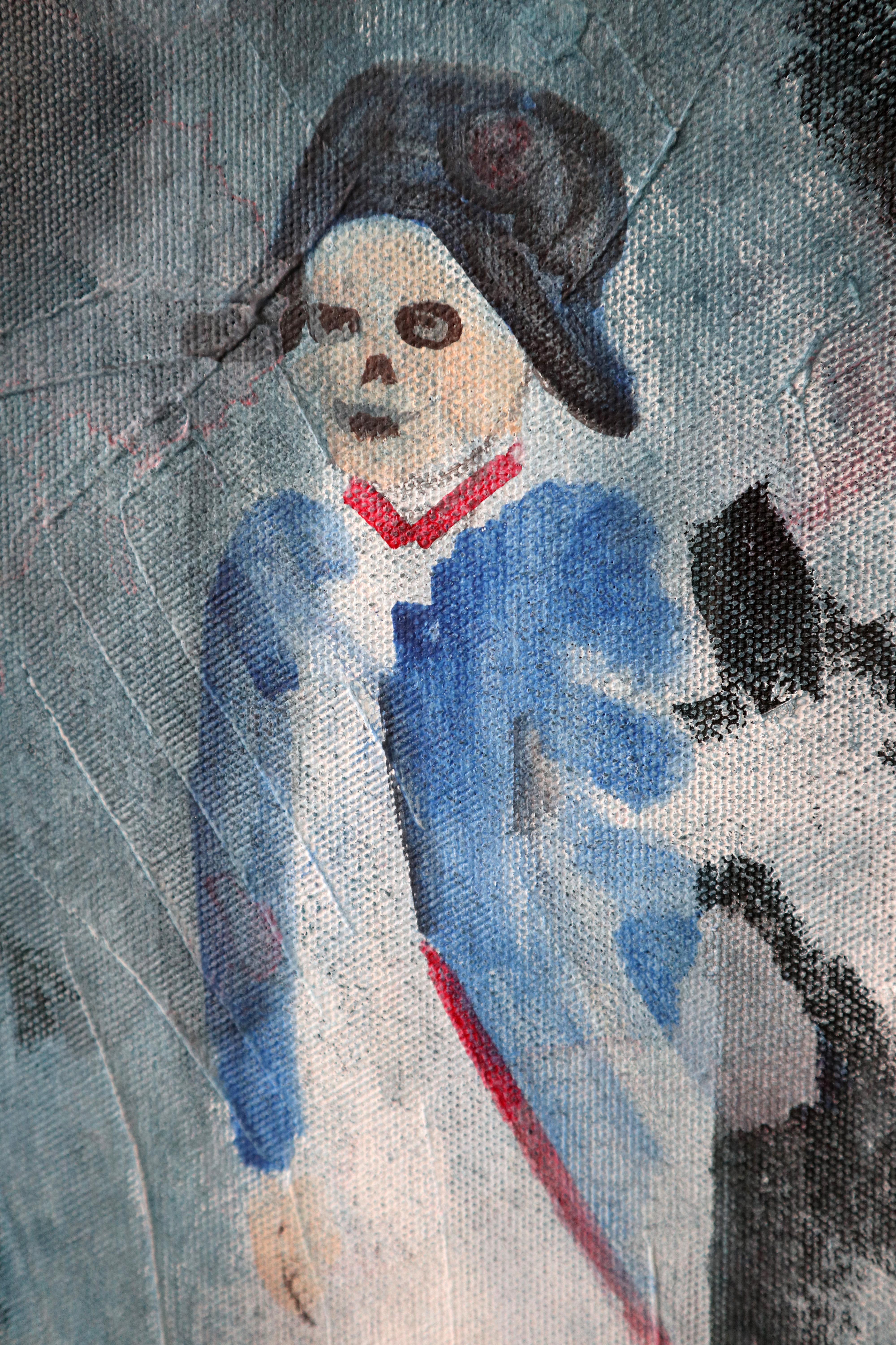 Pepsi- Generation (Schwarz), Portrait Painting, von Anita Kapraljevic