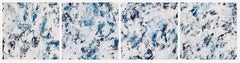 Traversata atlantica no.  17020 blu astratto - set o, Pittura, Acrilico su tela