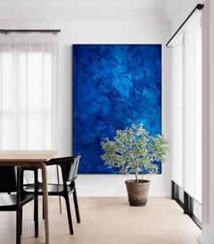 JENSEITS DES BLAUEN MEERES NR. 3424, Gemälde, Acryl auf Leinwand