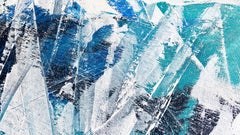 Más allá del mar #2024 azul abstracto, Pintura, Acrílico sobre lienzo