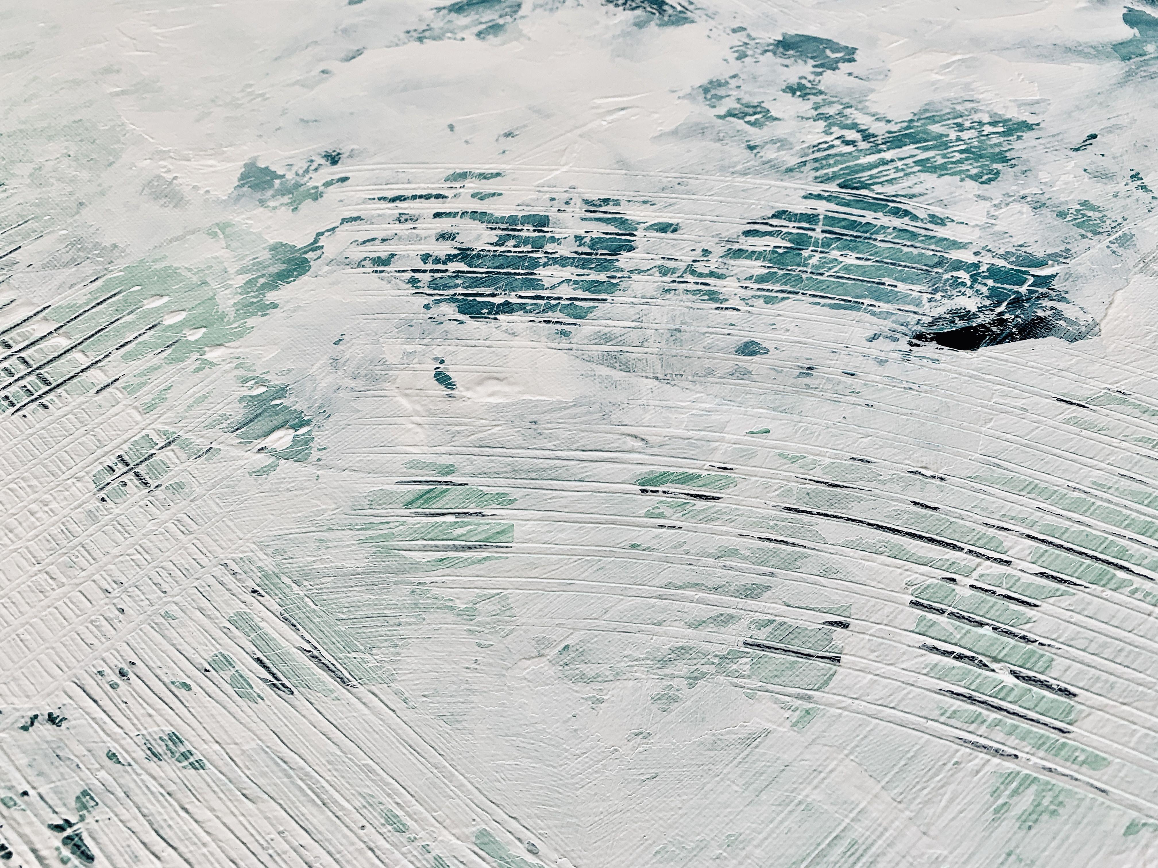 The textures within the artworks play a crucial role in their visual impact. The artist employs various techniques to create tactile surfaces, such as layering thick paint, incorporating mixed media elements, or utilizing unconventional materials.