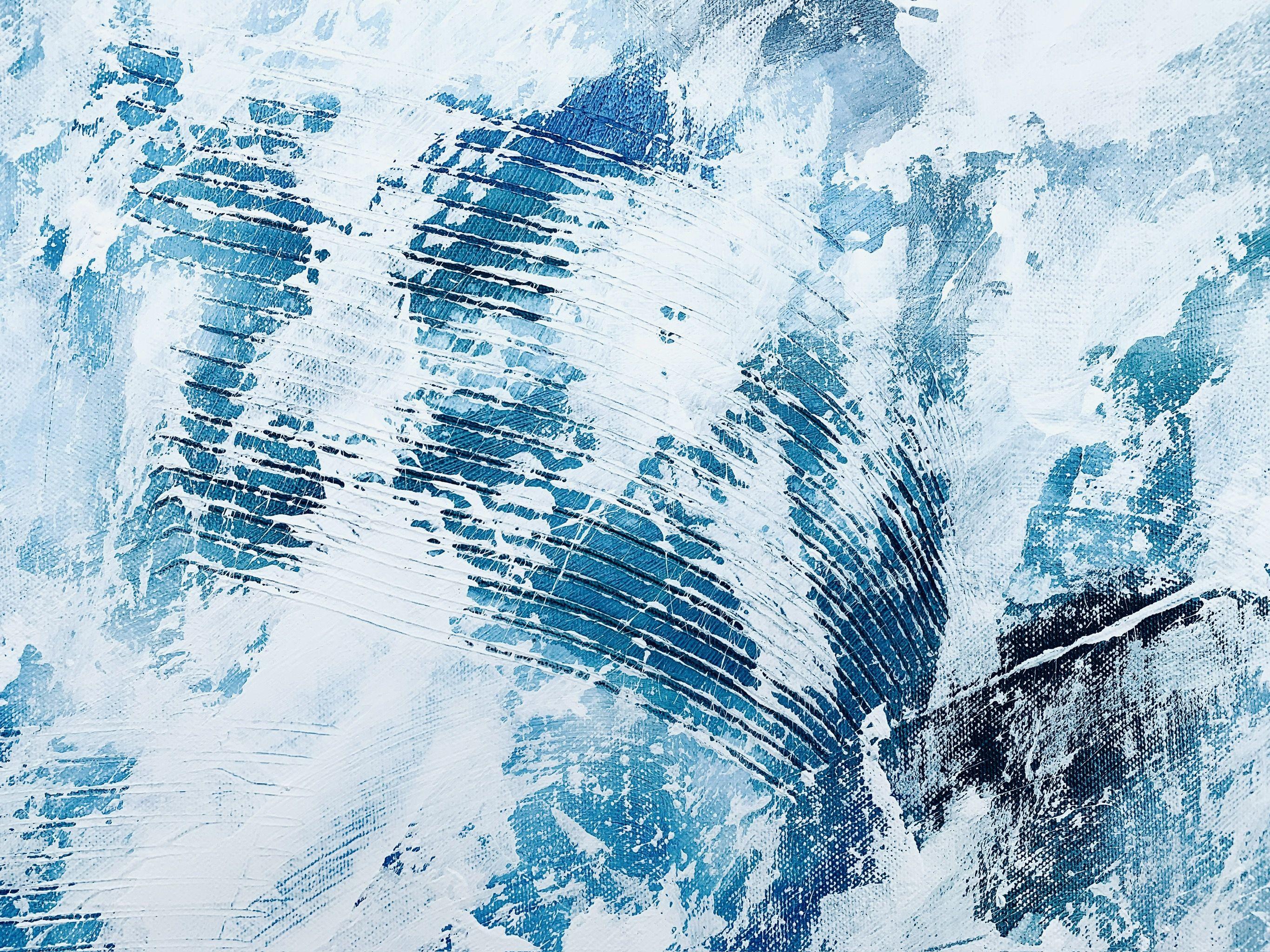 Beyond the sea Nr. 1623, Gemälde, Acryl auf Leinwand (Abstrakt), Painting, von Anita Kaufmann