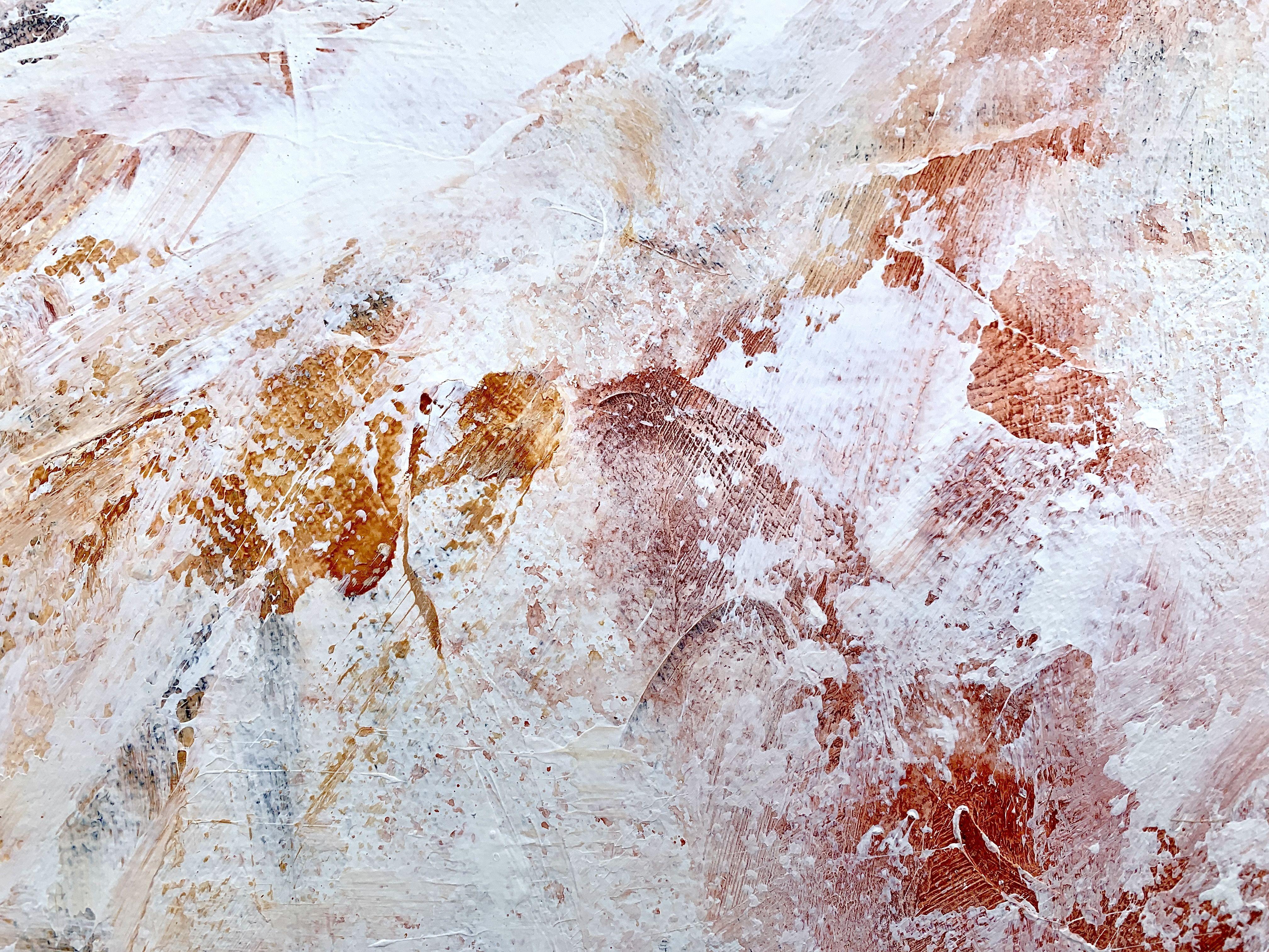 Somewhere Abstract no. 2423 XXL neutraler Minimalismus, Gemälde, Acryl auf Leinwand (Abstrakt), Painting, von Anita Kaufmann