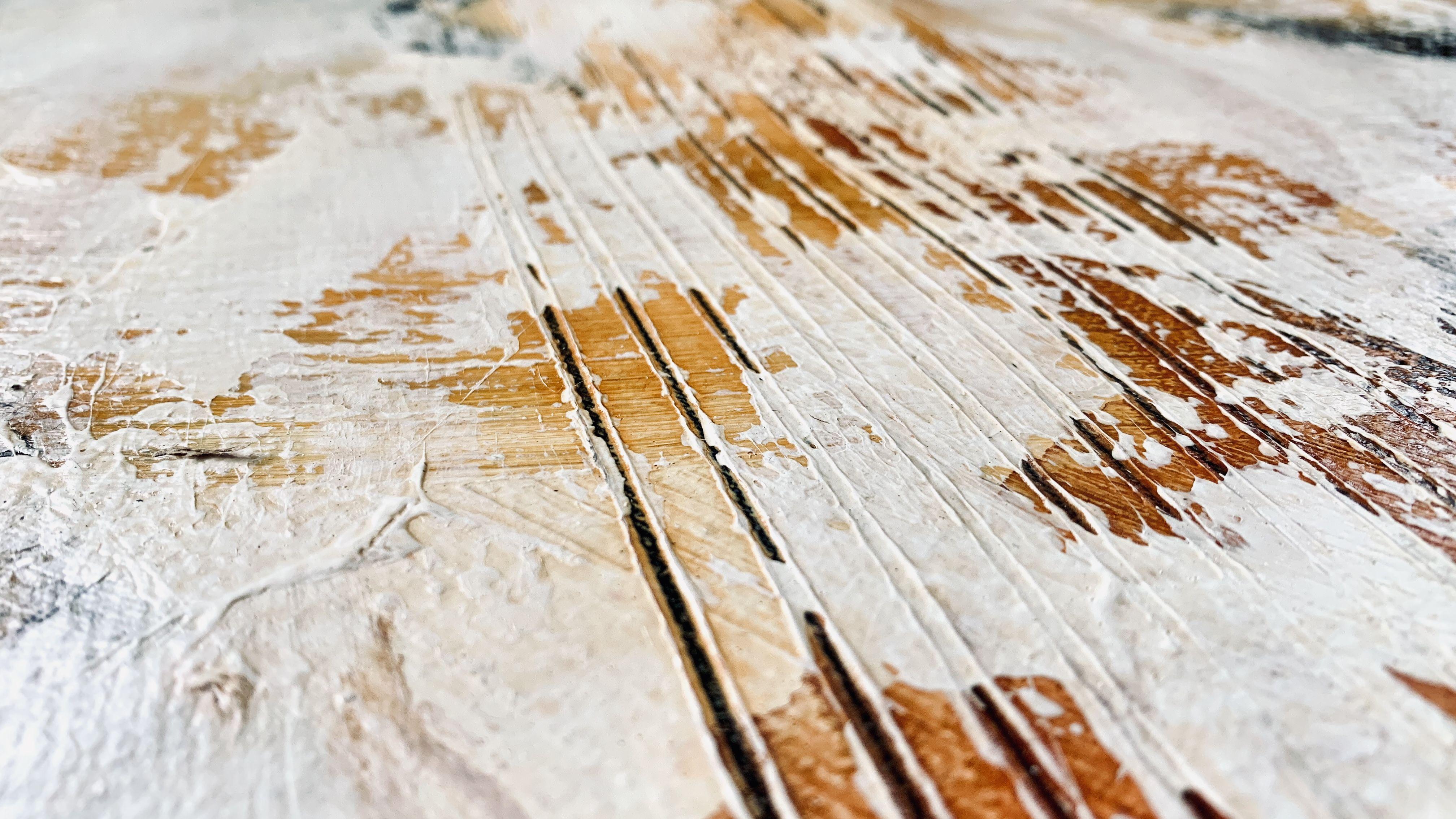 Terra Mystica no. 1623 beige abstract, Painting, Acrylic on Canvas For Sale 1