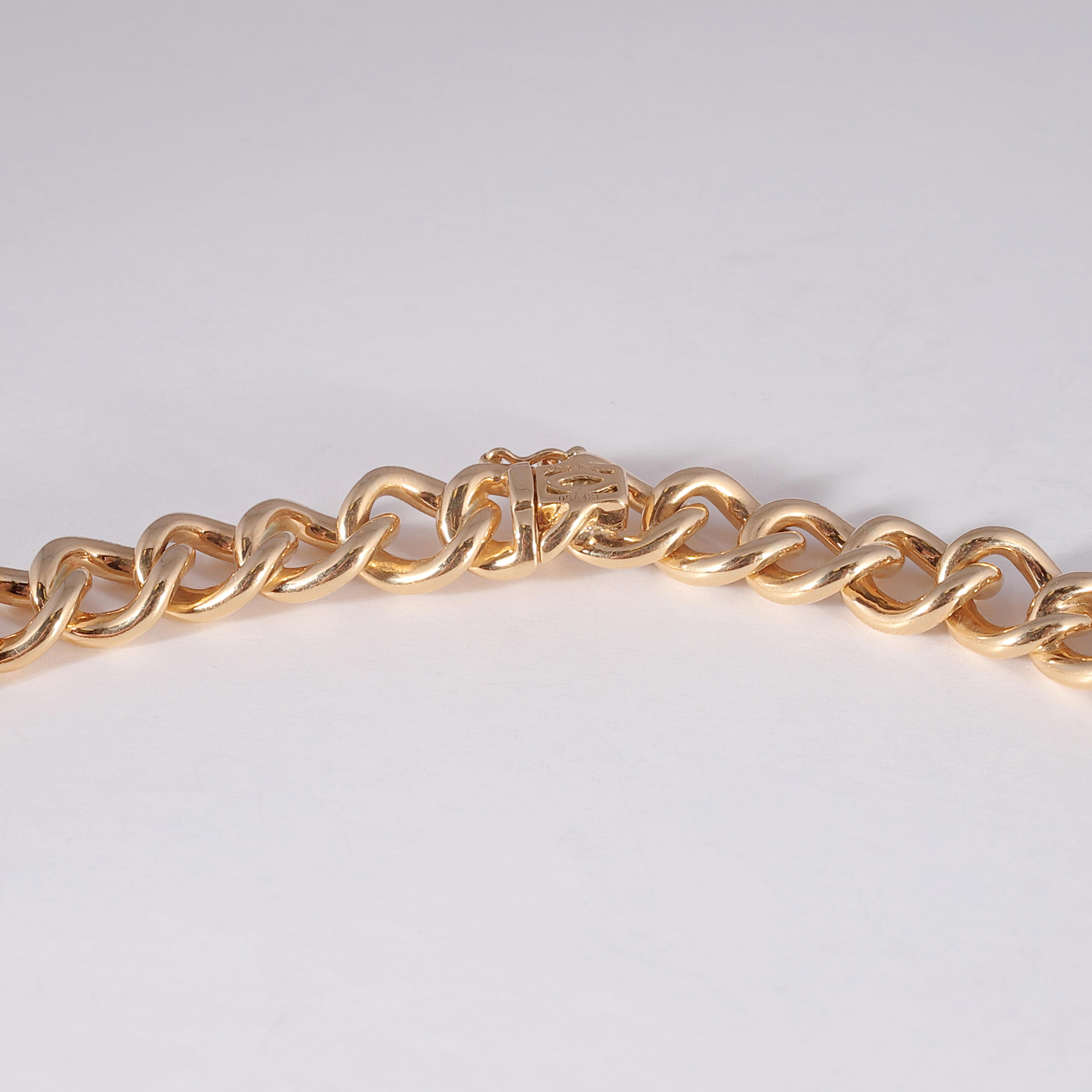 Women's or Men's Anita Ko 18 Karat Yellow Gold Necklace