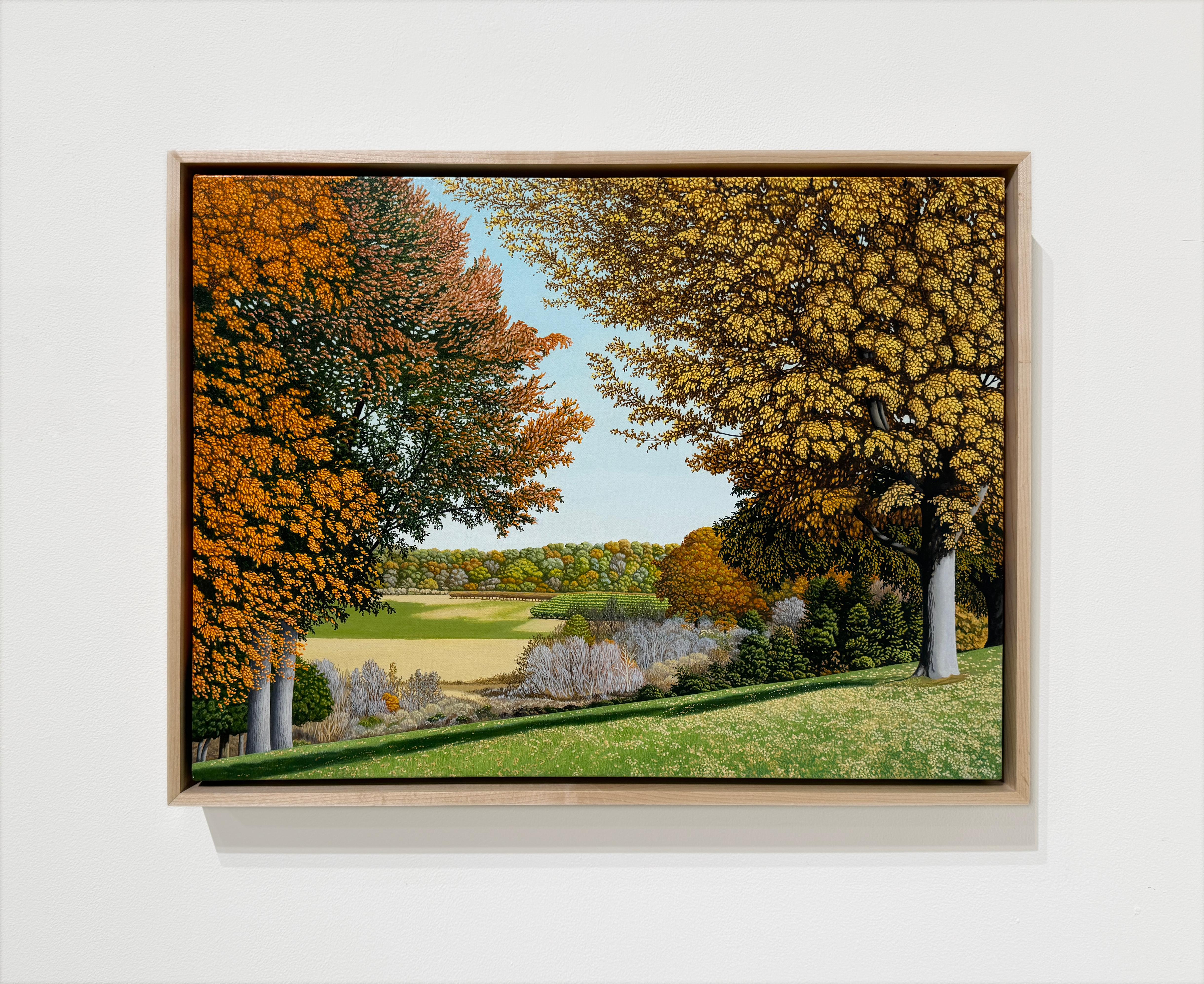 UNE VUE DIFFÉRENTE DU BATAILLON DE MONMOUTH - Réalisme contemporain / Paysage - Painting de Anita Mazzucca