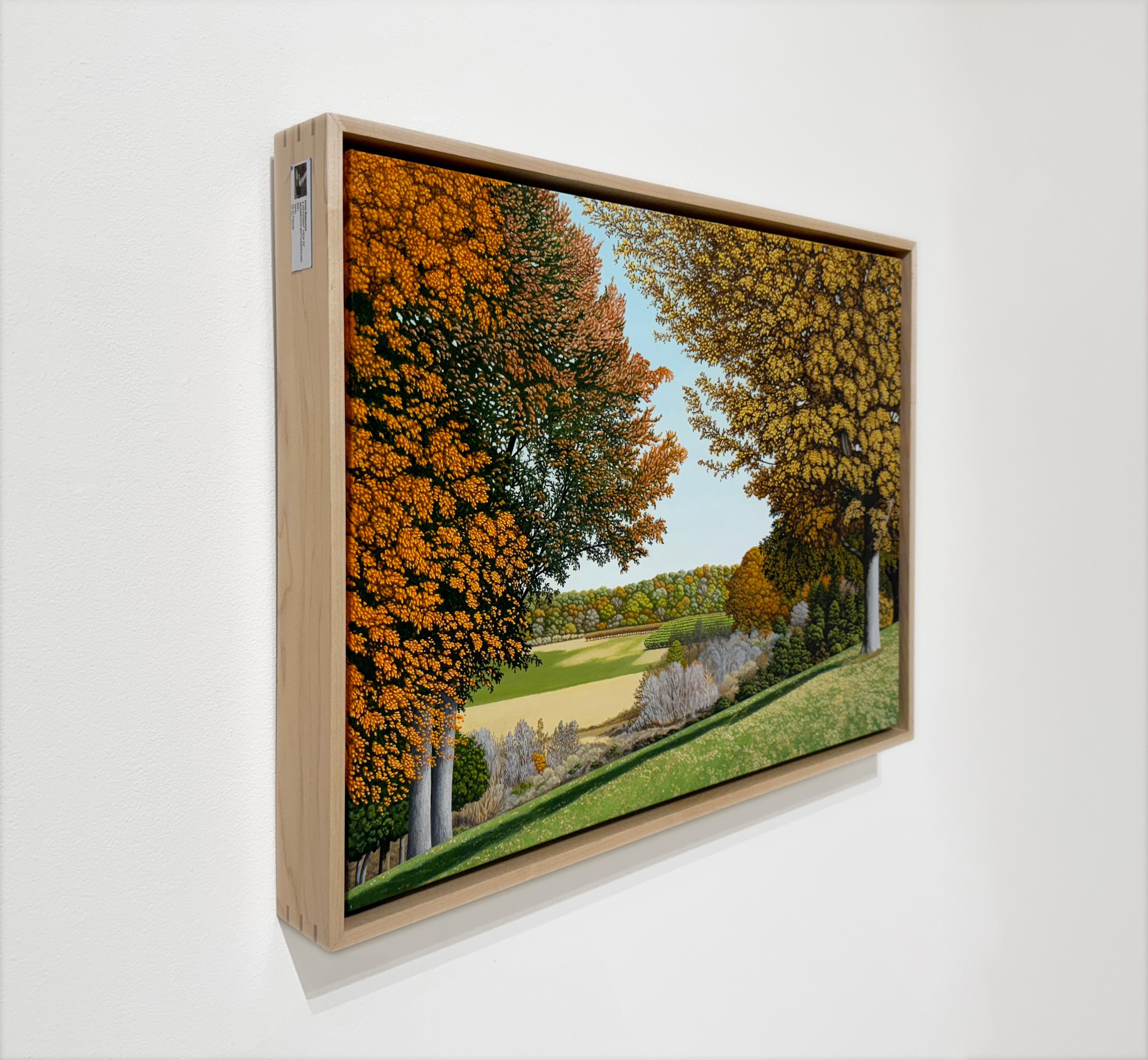 UNE VUE DIFFÉRENTE DU BATAILLON DE MONMOUTH - Réalisme contemporain / Paysage - Contemporain Painting par Anita Mazzucca