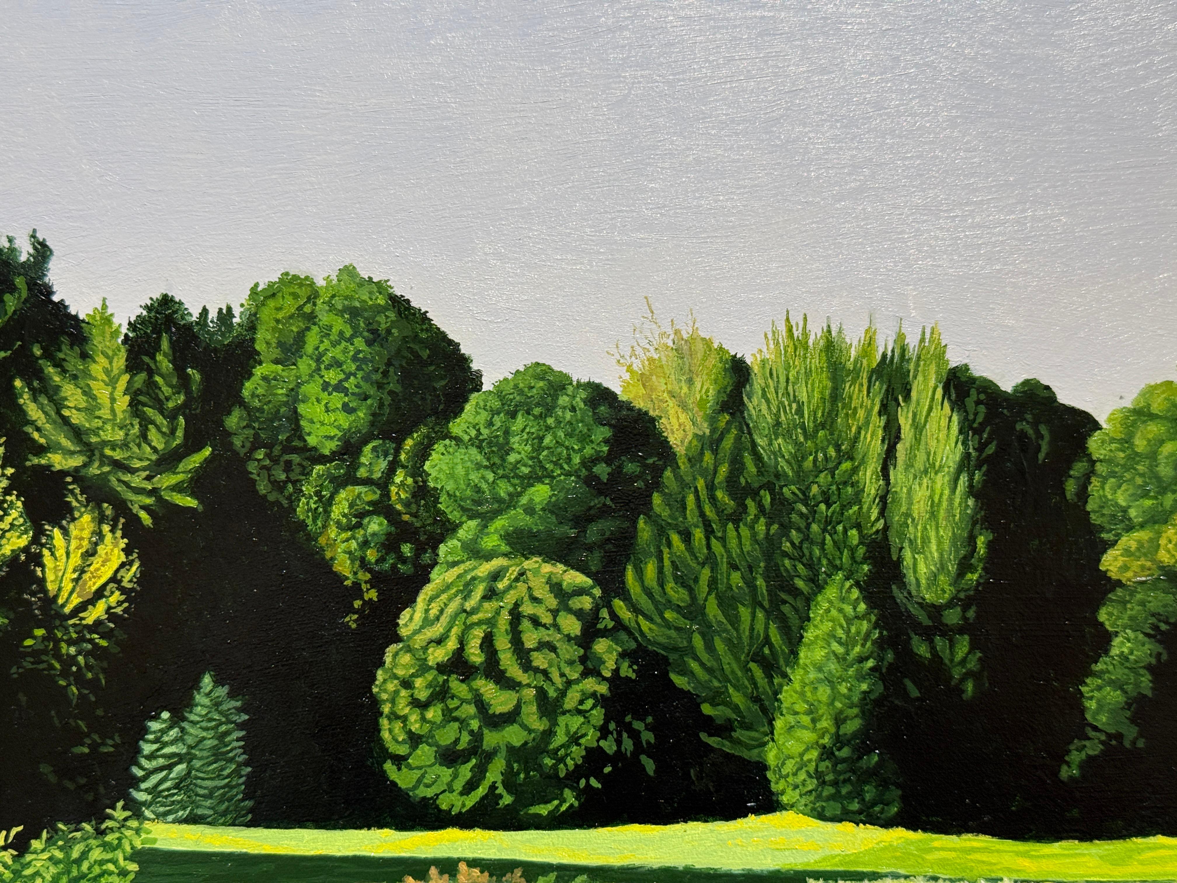 UN CAMPO DE GIRASOLES SILVESTRES - Realismo / Paisaje / Floral en venta 4