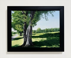 ON THE WAY TO WINDSOR - Landscape / Realism / Trees / Green