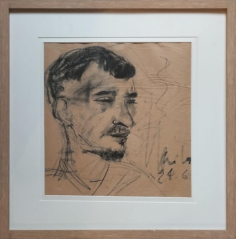 Untitled, Figurative, Charcoal on Paper by Modern Indian Artist 