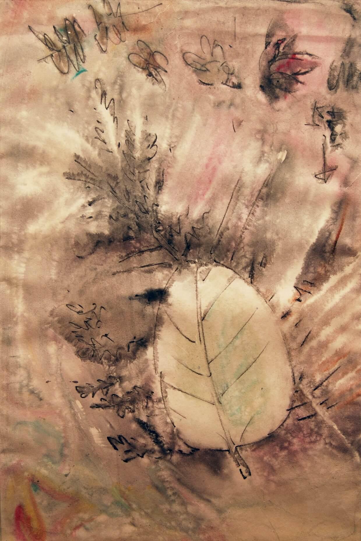 Figurative Painting di Anita Roy Chowdhury - Senza titolo, figurativo, acquerello su carta di un artista indiano moderno "In magazzino"