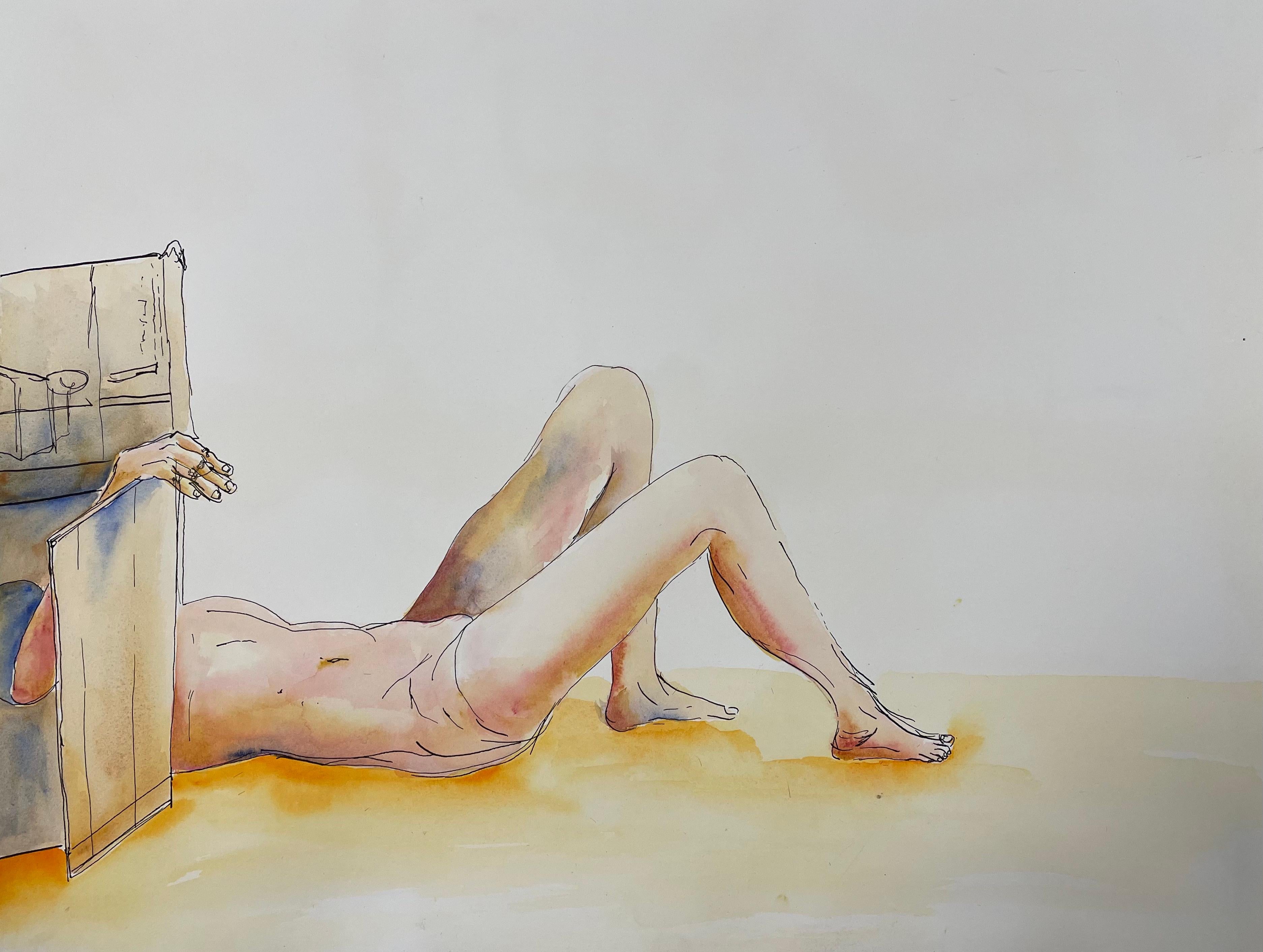 Anita Thevissen Nude Painting - Chill Out