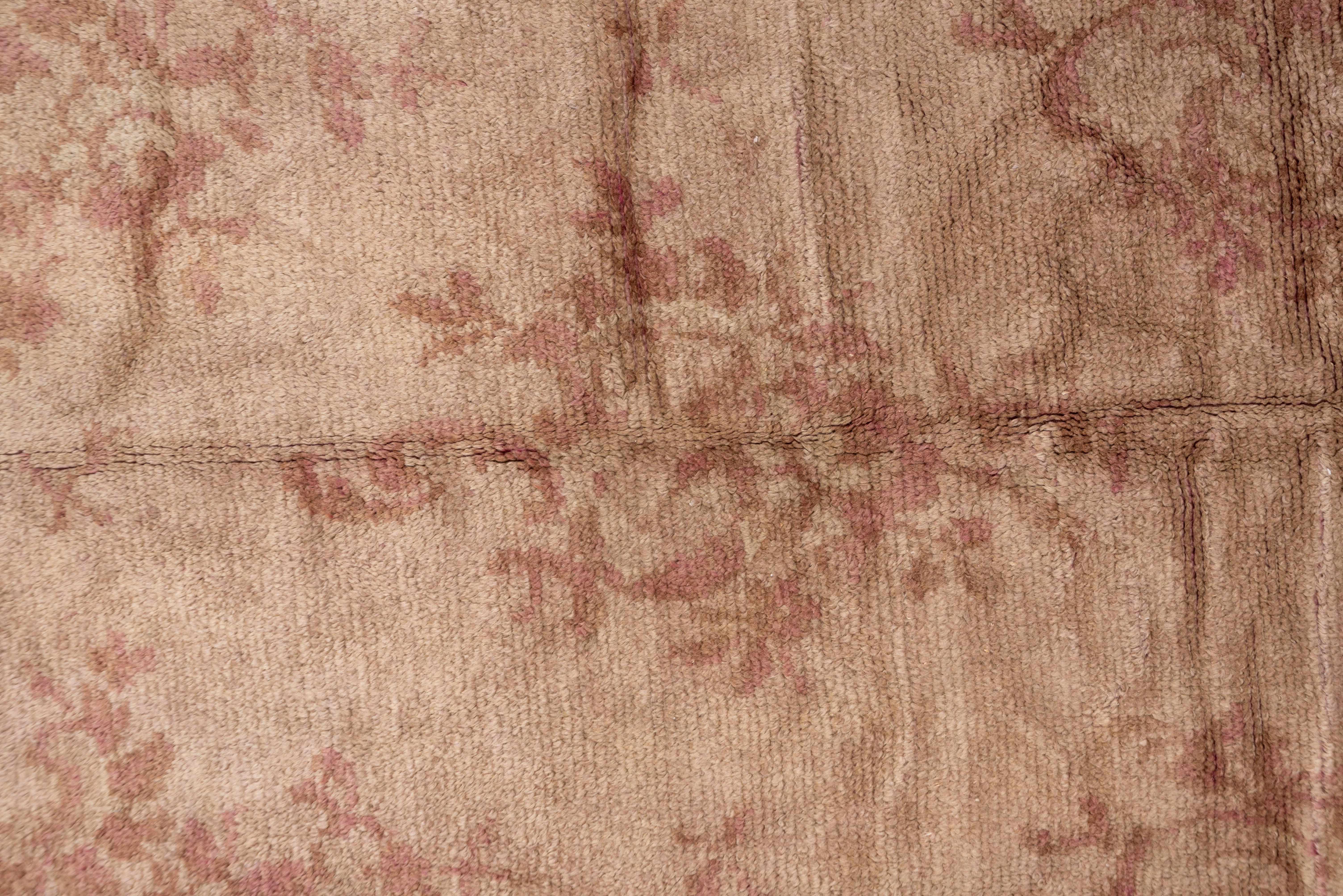 Hand-Knotted Antique French Savonnerie Gallery Carpet, circa 1920s For Sale