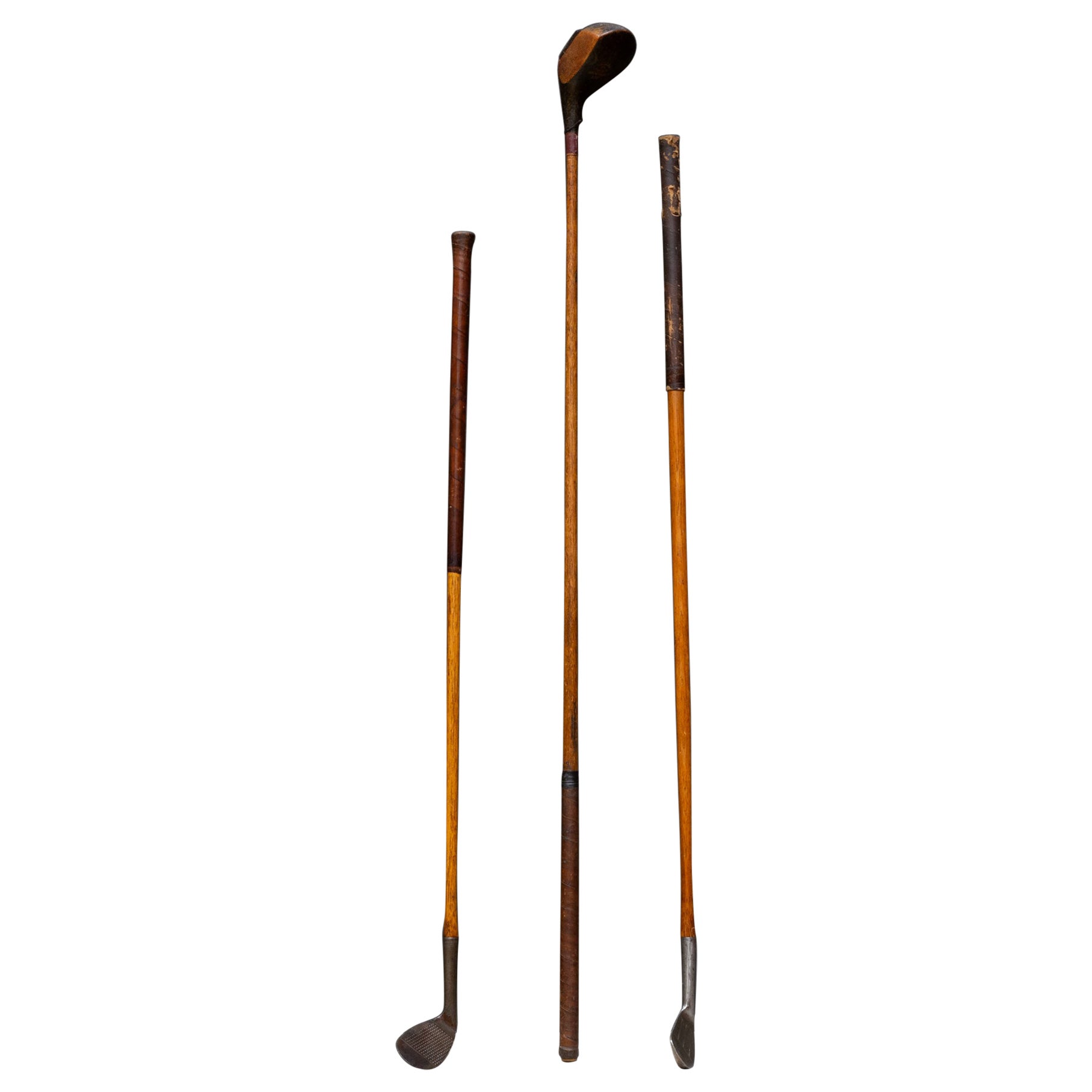 Anitique Wooden Golf Clubs c.1900