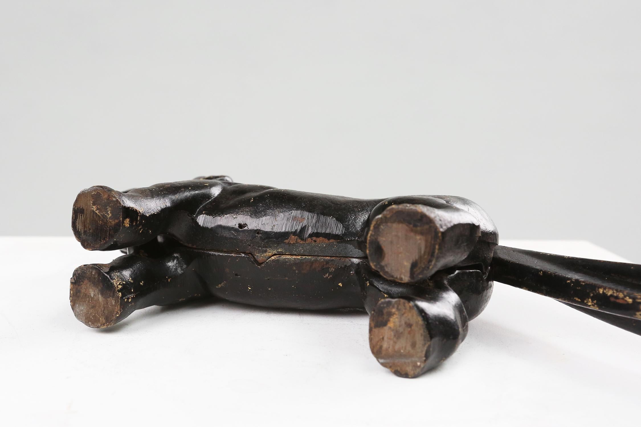 Anitque cast iron dog Nutcracker Ca.1900 For Sale 2