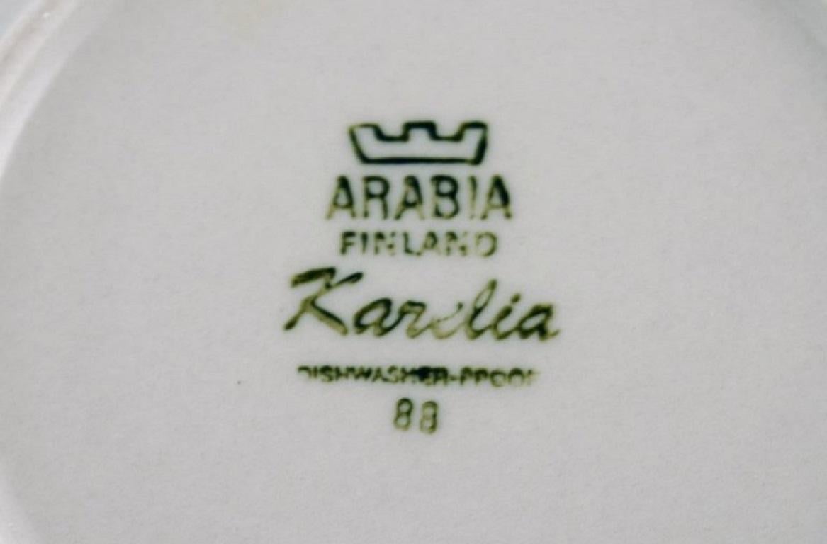 Finnish Anja Jaatinen-Winqvist for Arabia, Karelia Coffee Service in Glazed Stoneware For Sale