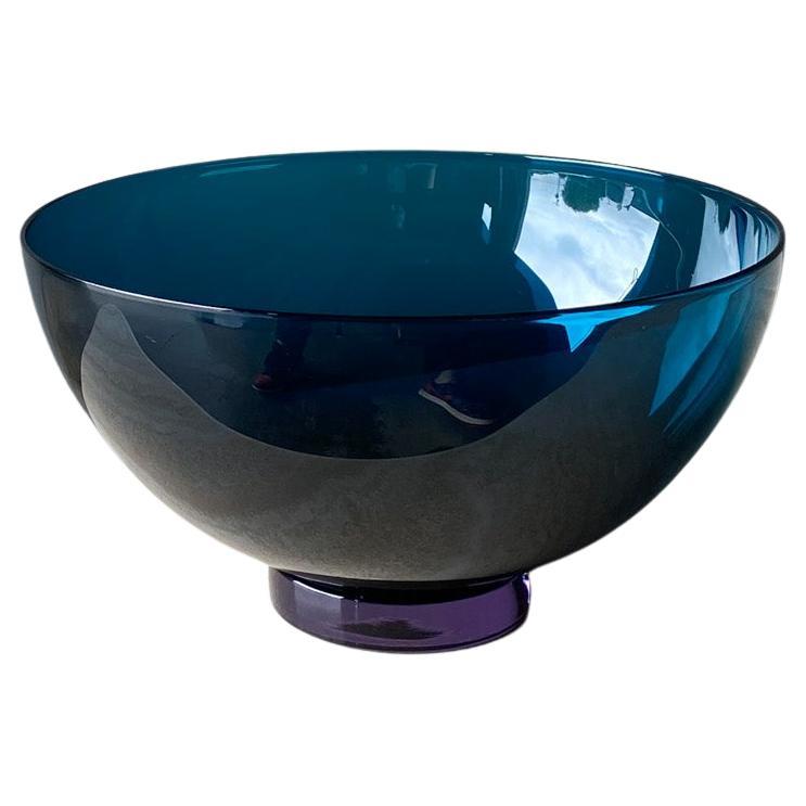 Anja Kjær for Royal Copenhagen Crystal Blue Bowl