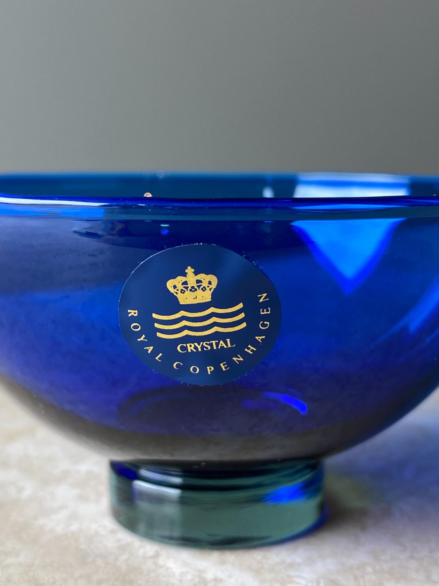 Danois Anja Kjær For Royal Copenhagen Crystal Bowl (bol en cristal) en vente