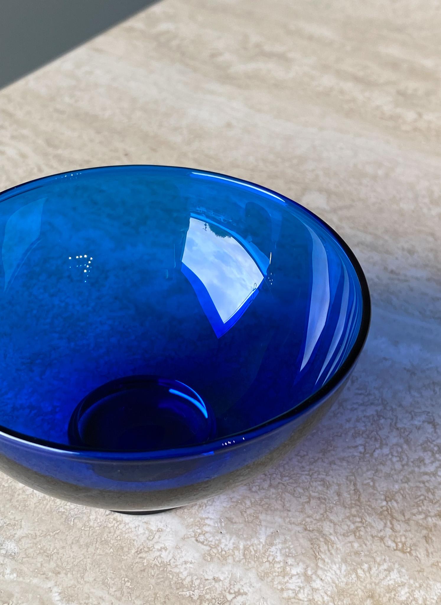 Anja Kjær for Royal Copenhagen Crystal Bowl In Good Condition For Sale In Costa Mesa, CA