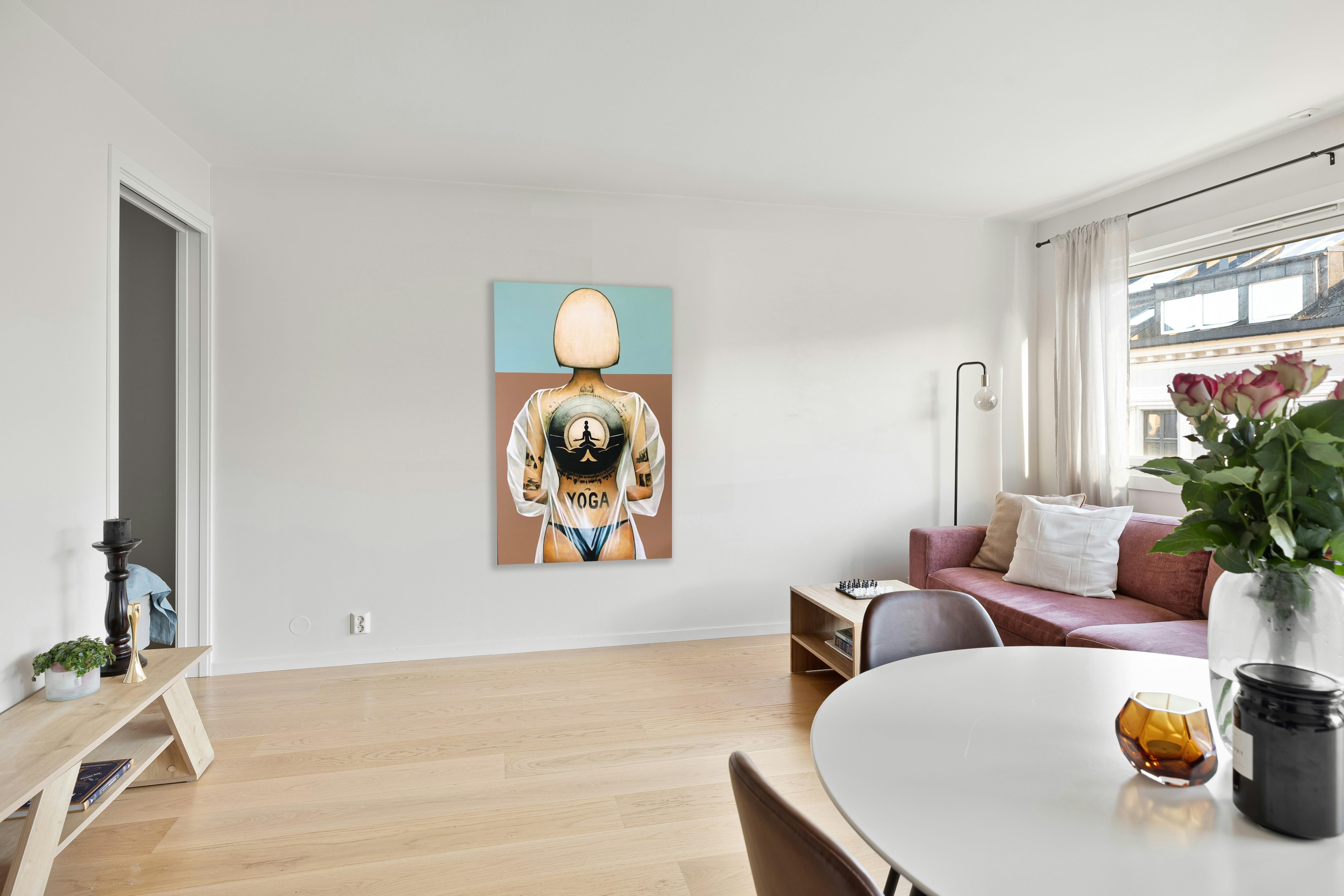 Figurative, Sportkunst, Pop, Zen Zone, Anja Van Herle_Acryl im Angebot 8