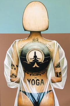 Figurative, Sports Art, Pop, Zen Zone, Anja Van Herle_Acrylic