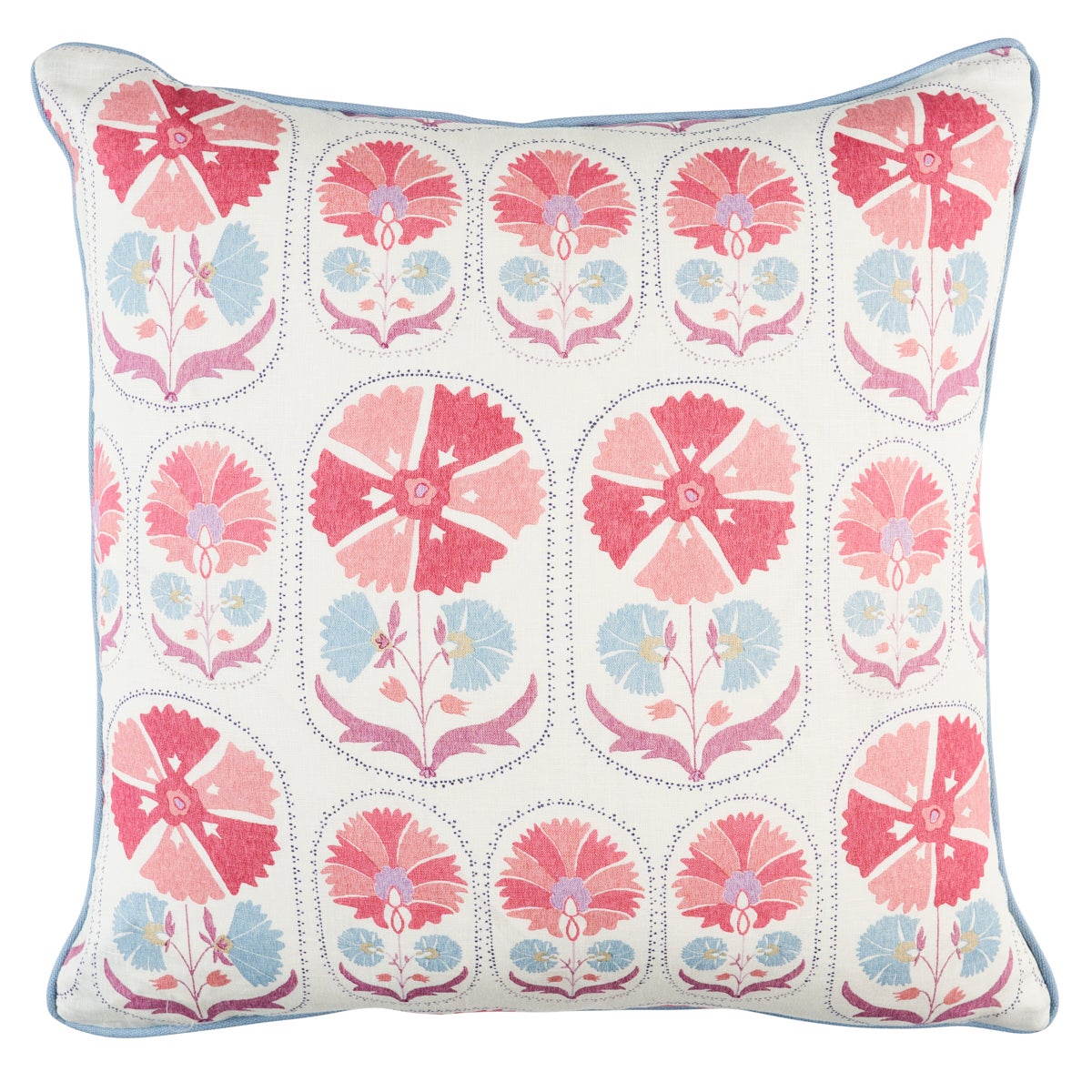 Anjuna Floral Linen Pillow For Sale