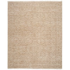 Ankara Handgeknüpfter Teppich aus Wolle in Sand, 9x12'