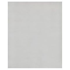 Ankara Modern Hand-Knotted Mohair Rug, Light Gray, 8' x 10', India