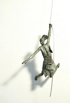 The Other Way Round n.4307 - hanging sculpture human in motion