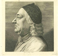 The Profile -  Etching by Anker Smith - 1810