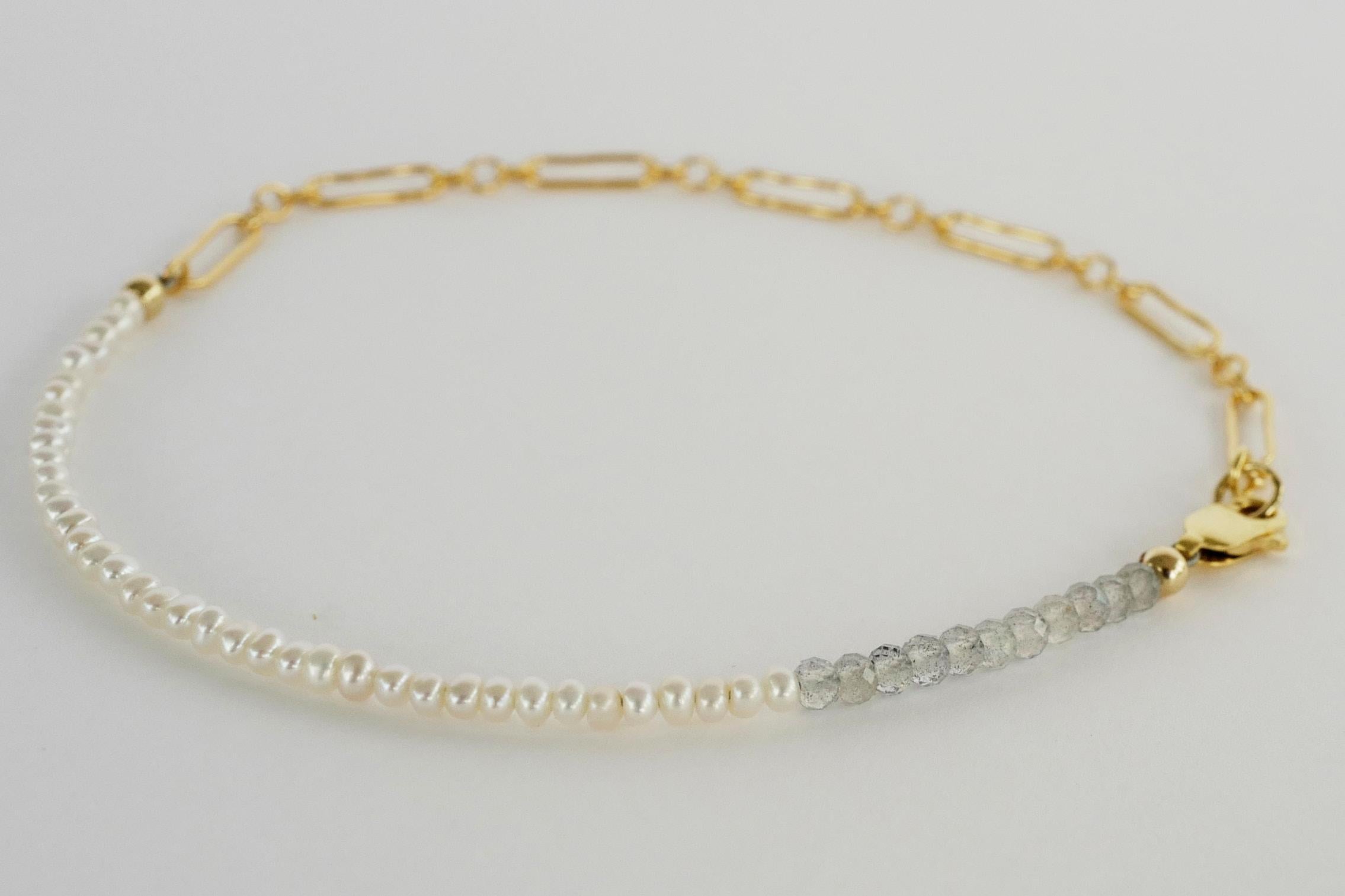 pearl ankle bracelet