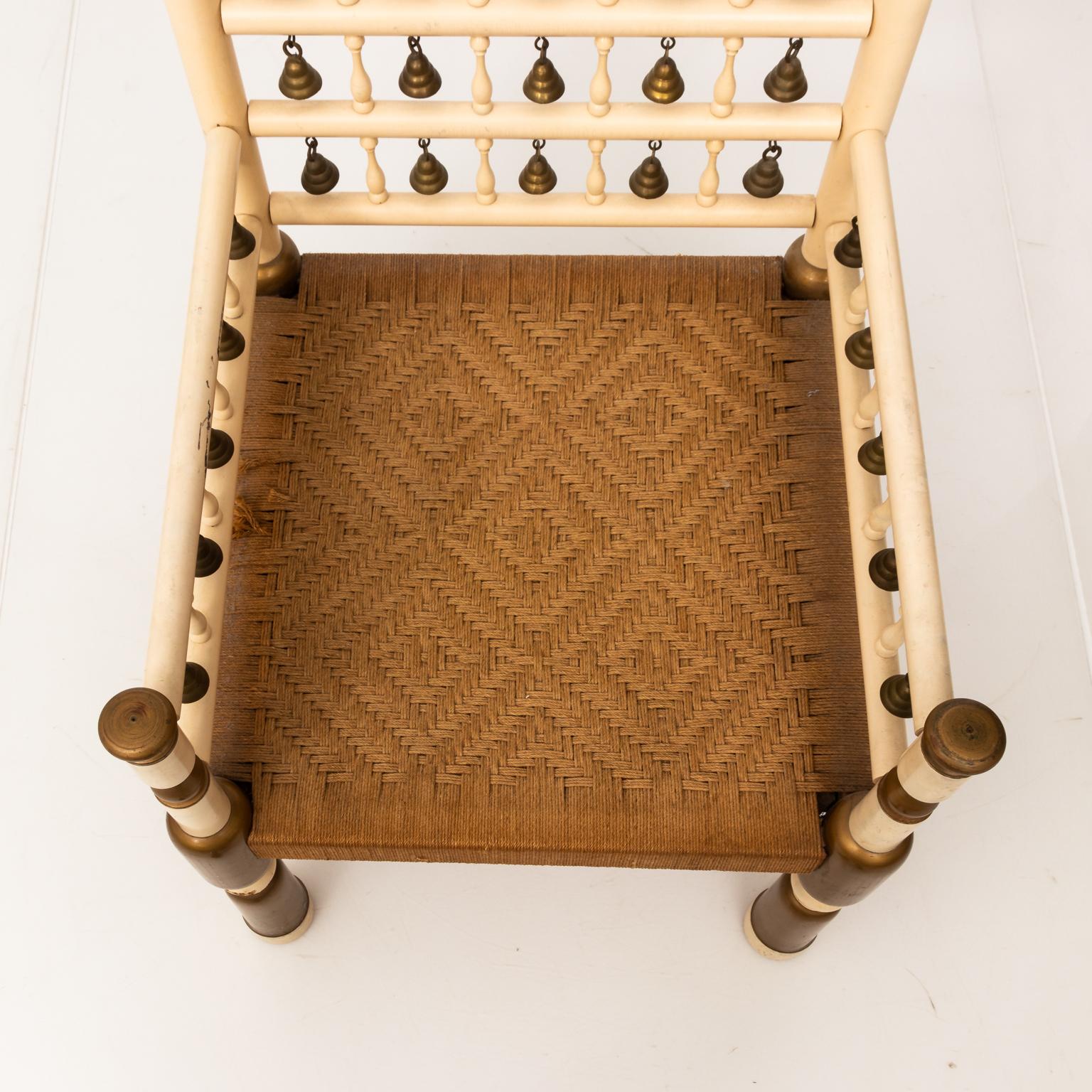 Anlgo-Indian Palace Armchair with Bells 5