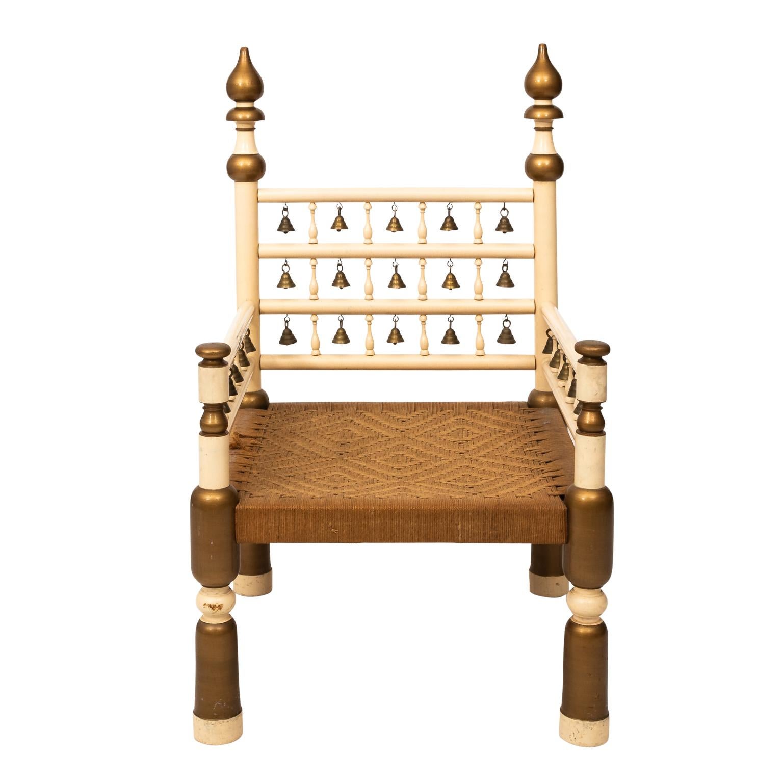 Anlgo-Indian Palace Armchair with Bells