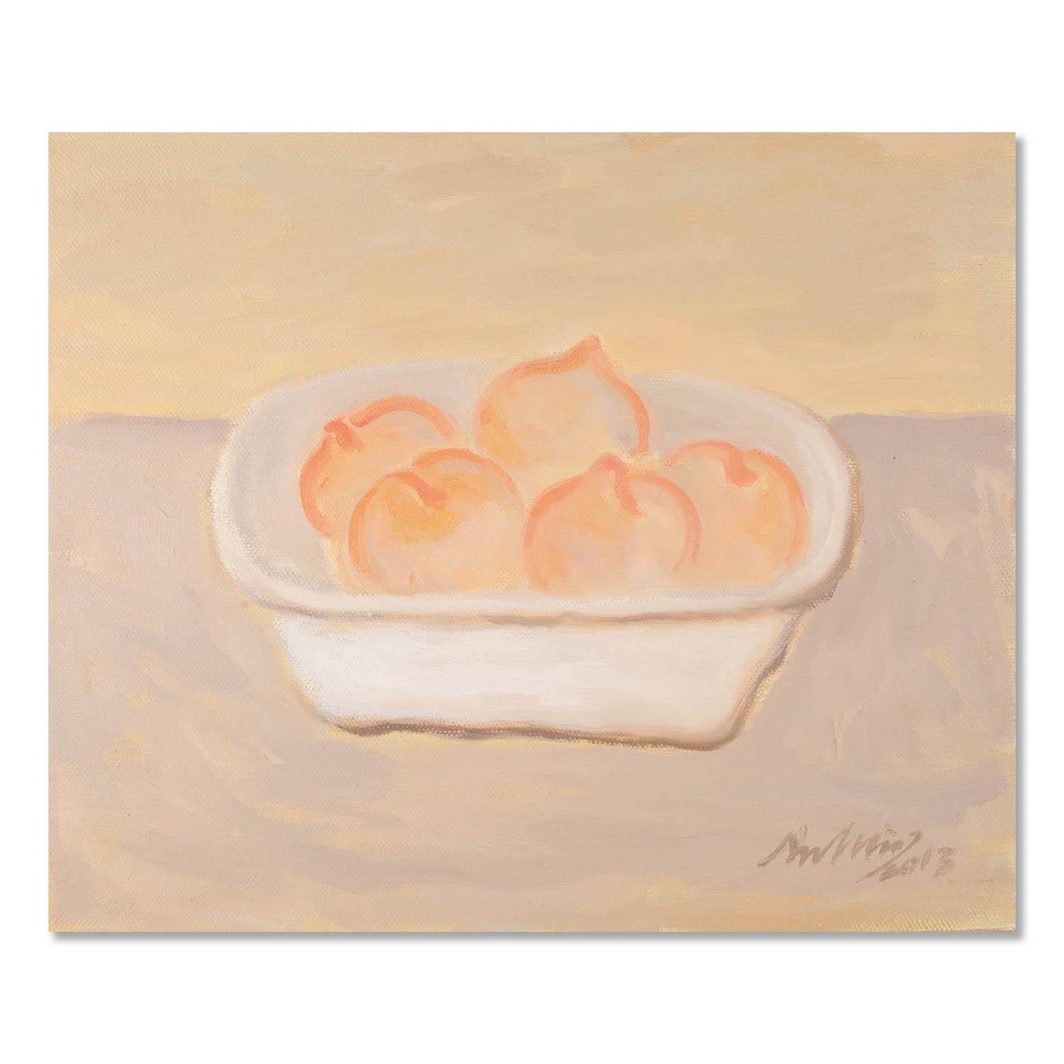  Title: Worry-Free
 Medium: Oil on canvas
 Size: 23 x 19 inches
 Frame: Framing options available!
 Condition: The painting appears to be in excellent condition.
 
 Year: 2000 Circa
 Artist: Anmin Han
 Signature: Signed
 Signature Location: Lower