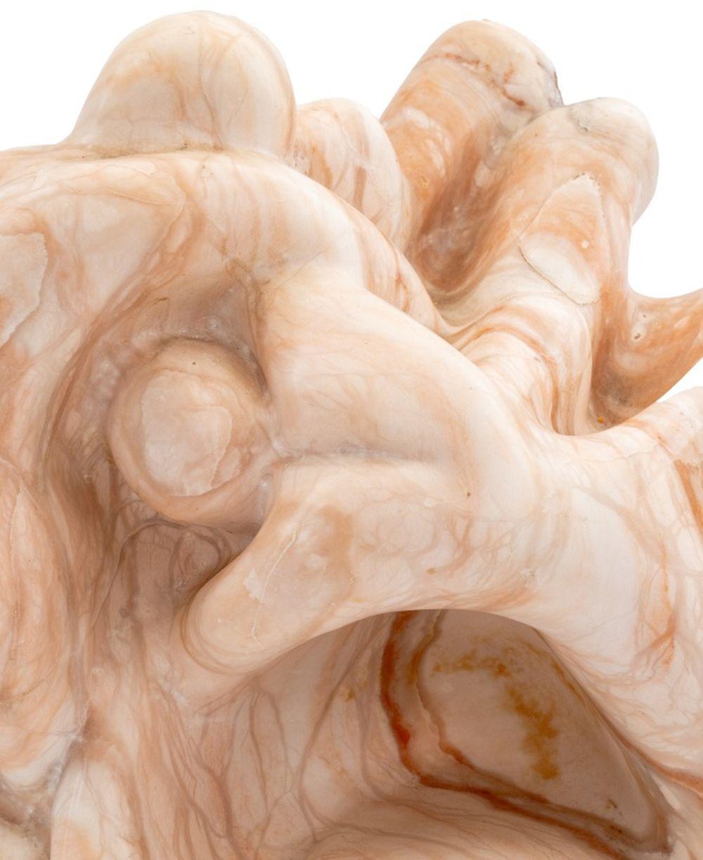 Ann Aptekar Figural Group Marble Sculpture In condizioni buone in vendita a Astoria, NY
