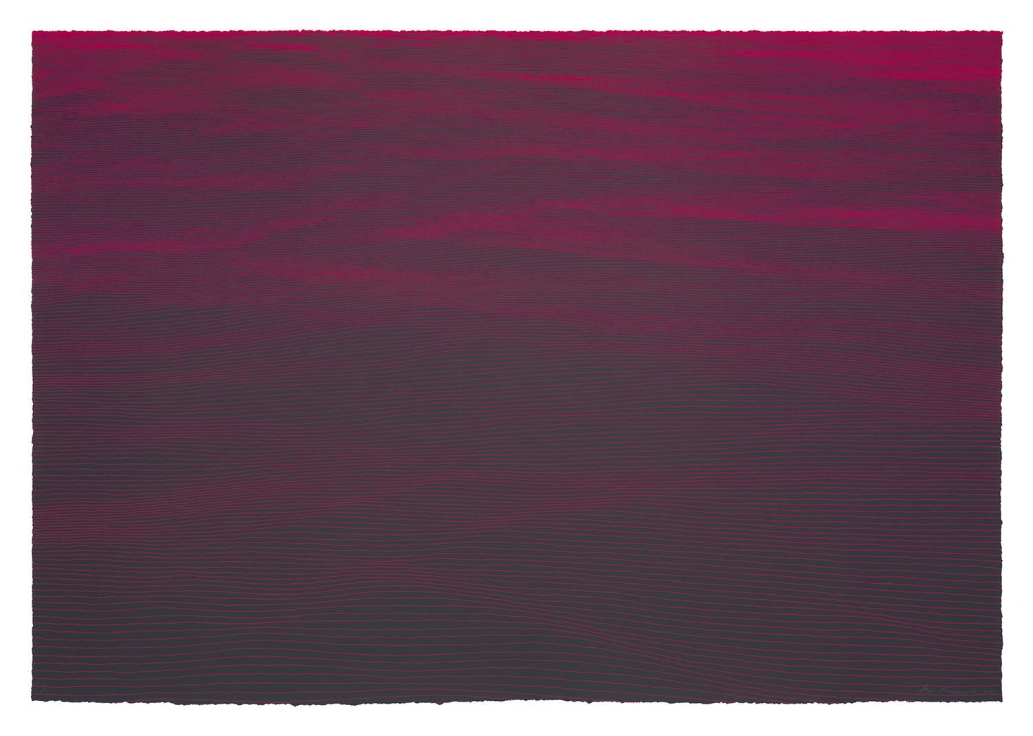 Ann Aspinwall Abstract Print - Eklat IV, limited edition abstract screenprint