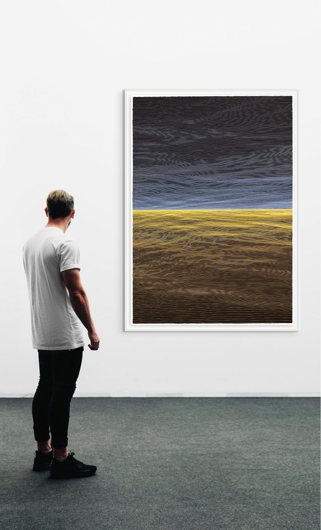 Helios - Abstract Print by Ann Aspinwall