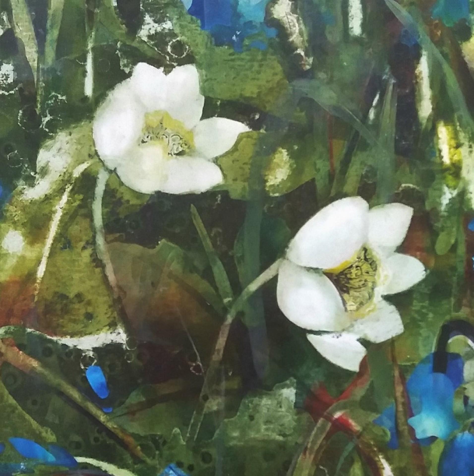 Ann Bridges, Los Bosques son Encantadores, Oscuros y Profundos, Pintura Original de Paisaje en venta 3