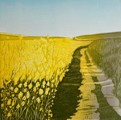 Sunshine Fields von Ann Burnham, Druck in limitierter Auflage, zeitgenössische Kunst 