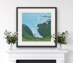 Au-dessus de la mer par Ann Burnham, impression en édition limitée, art côtier, paysage