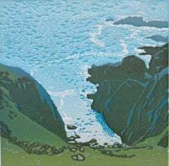 Above the Sea von Ann Burnham, Druck in limitierter Auflage, Küstenkunst, Landschaft 