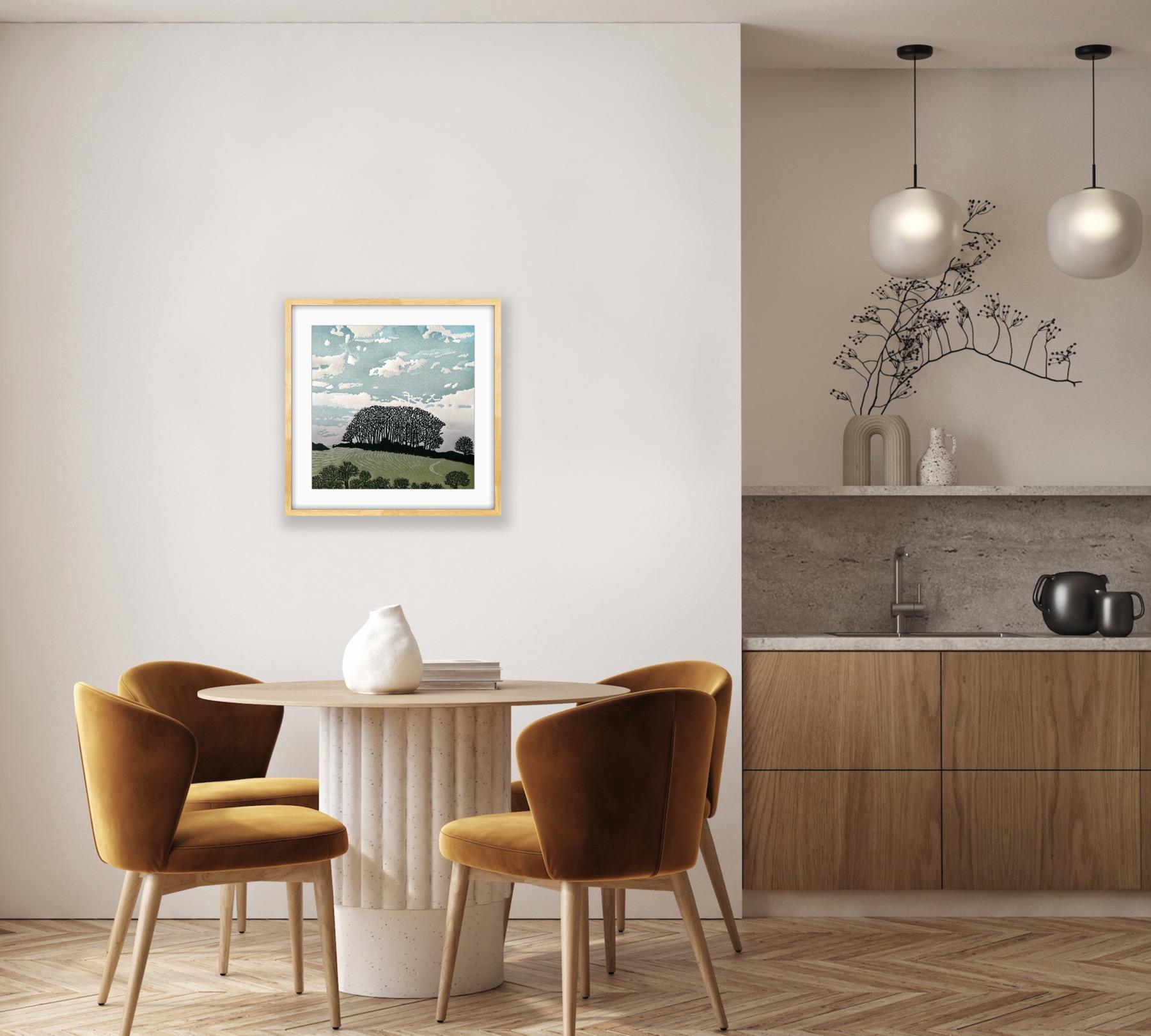 Árboles del bosque, Impresión artística, Paisaje, Árbol, Naturaleza en venta 2