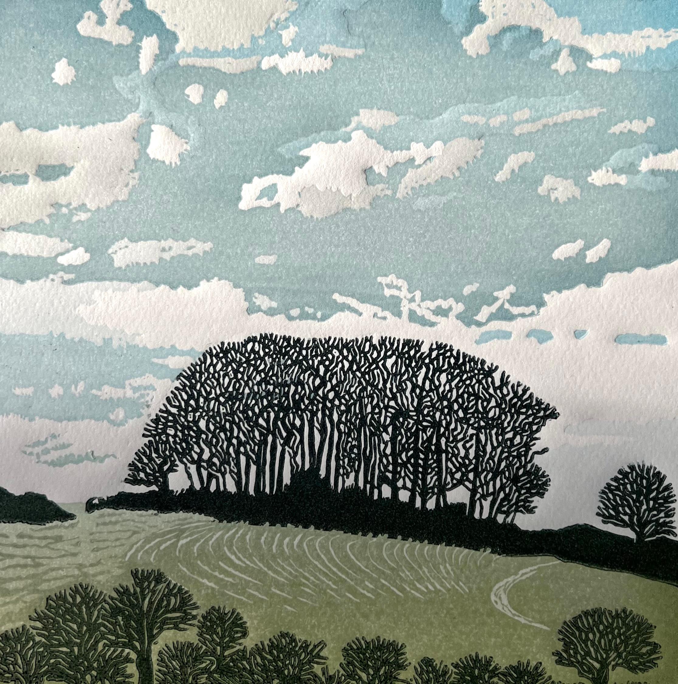 Woodland Trees, Art print, Landscape, Tree, Nature 