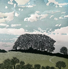 Linocut Landscape Prints