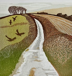 The Road to Coleton Fishacre, Limited edition landscape print