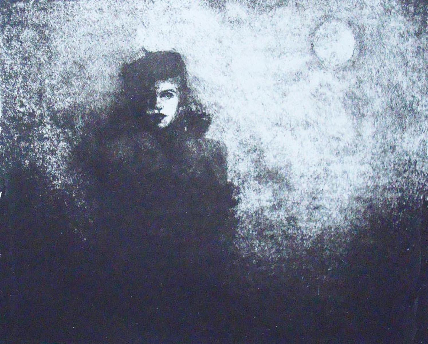 Ann Chernow, Noir I, 2015, 15 Lithografien mit gedruckten Bildunterschriften, Rag-Papier, Tinte  im Angebot 8