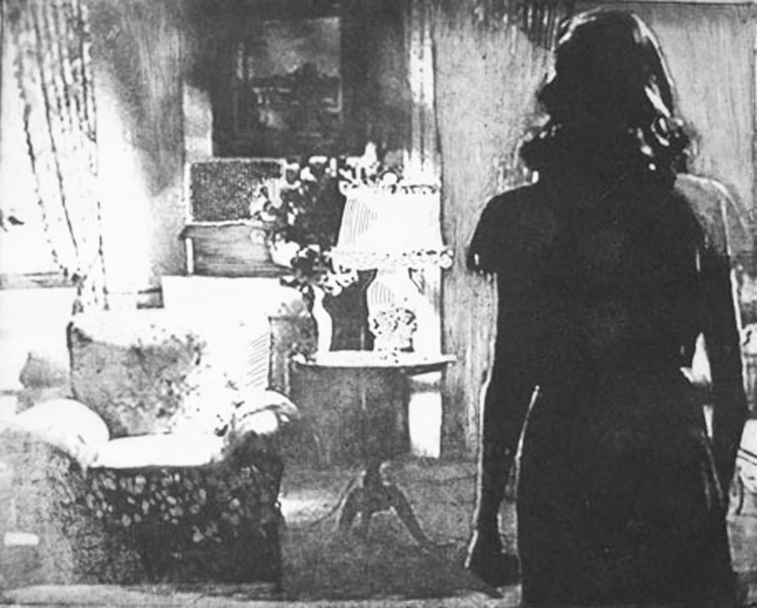 Ann Chernow, Noir II, 2016, Papel de trapo, Aguafuerte, tinta, 11 x 14 pulgadas por impresión en venta 4