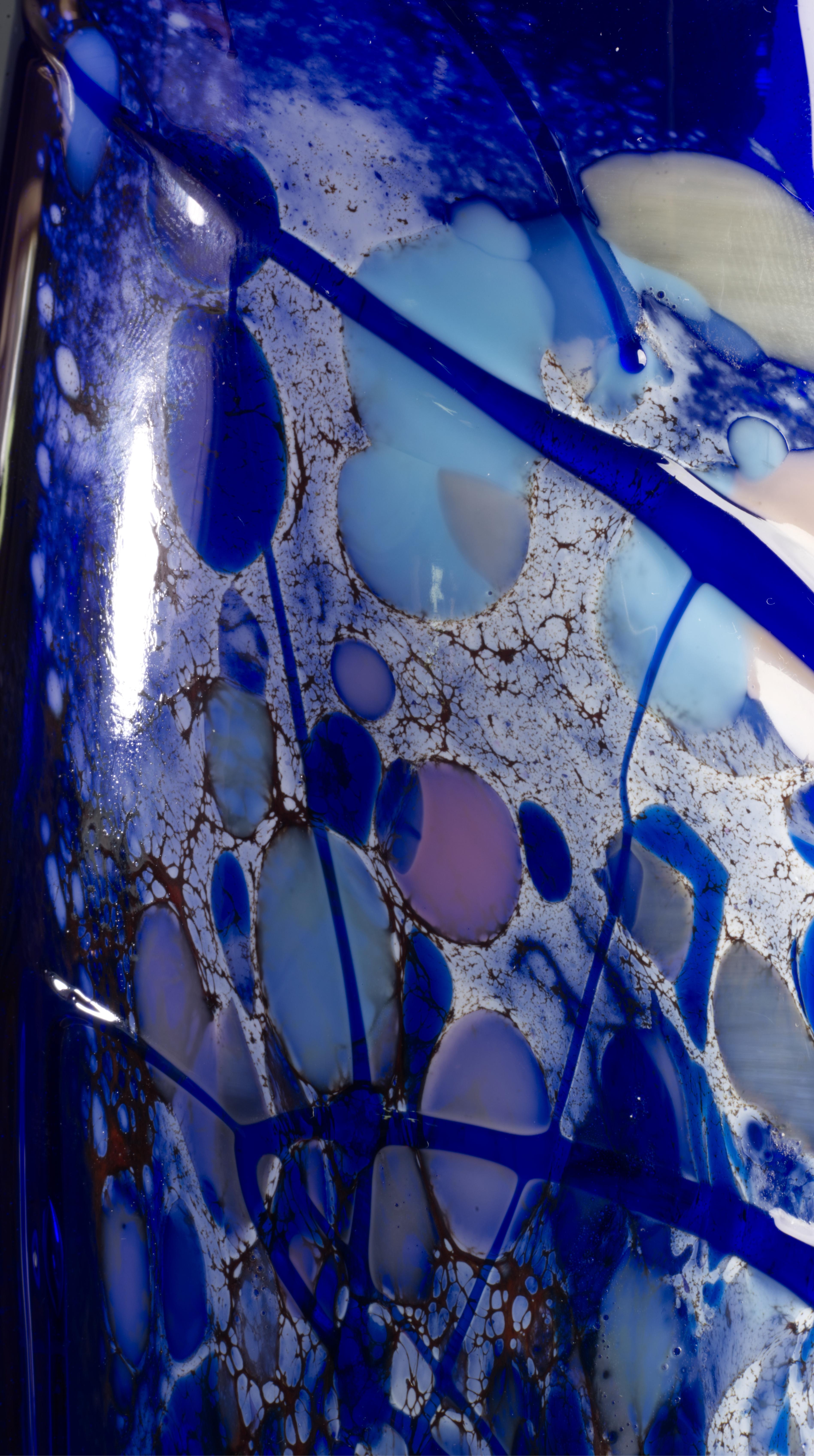 Ann Concoran pour Nourot Studio vase bleu cobalt en vente 3