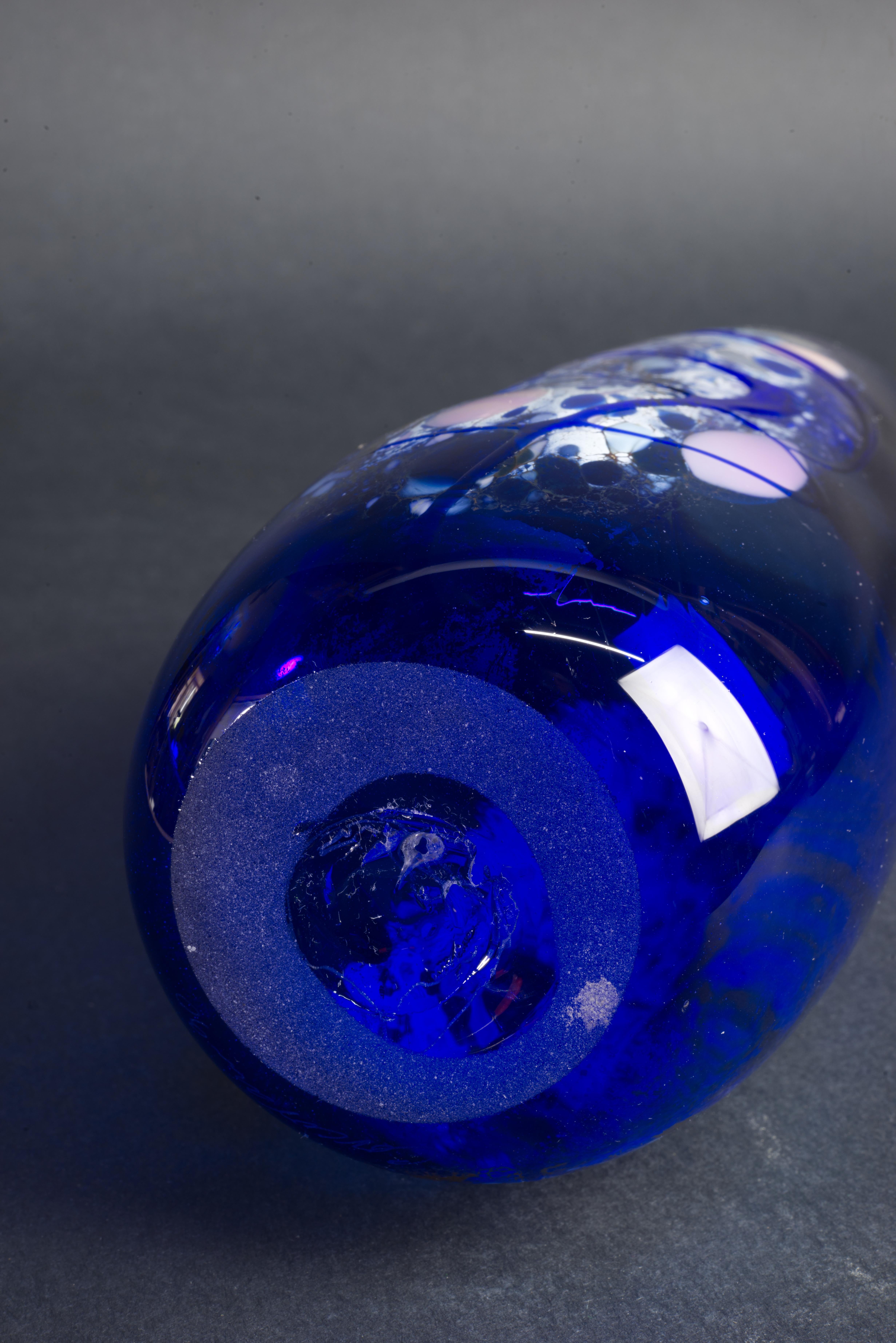 Ann Concoran pour Nourot Studio vase bleu cobalt en vente 4