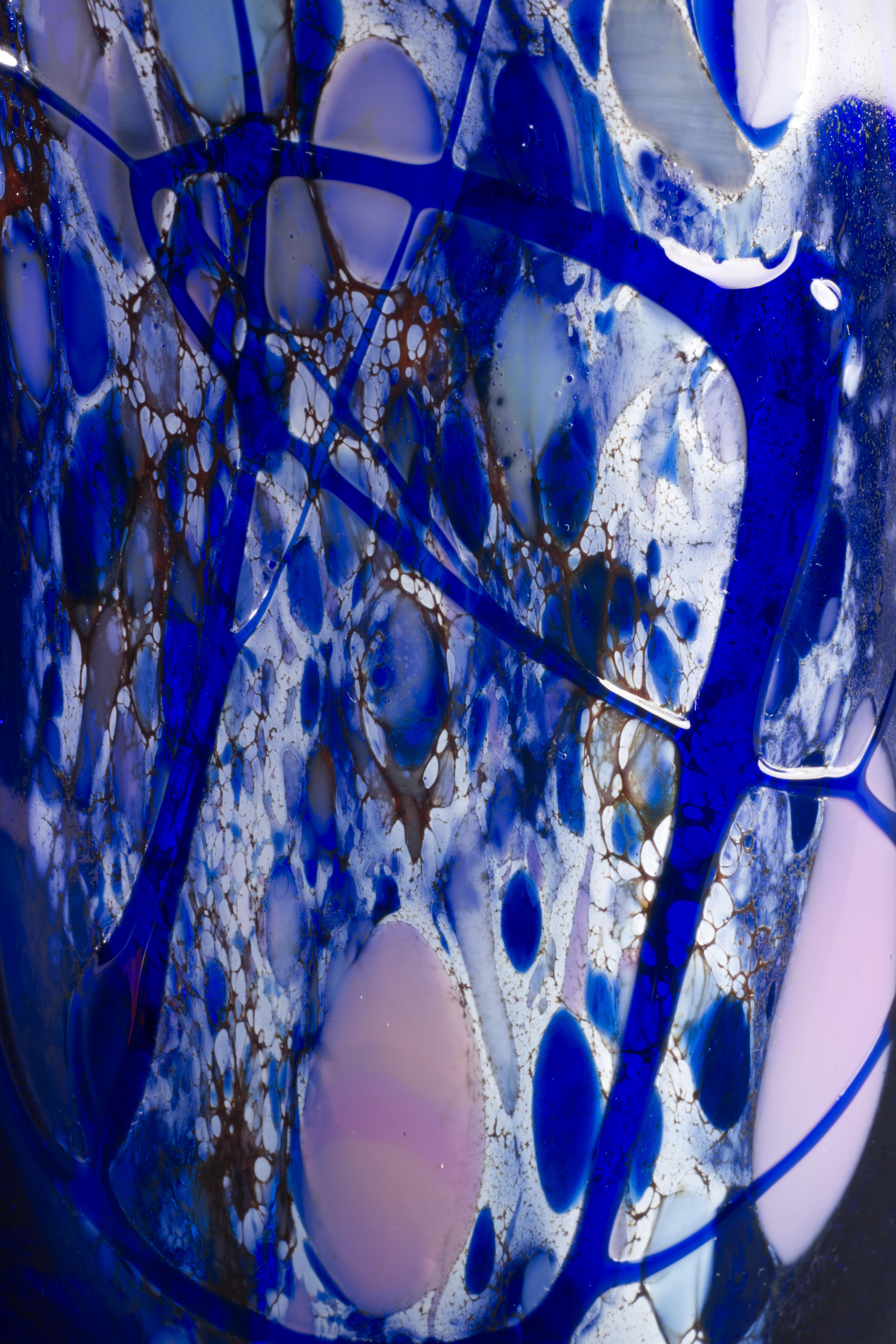 Ann Concoran pour Nourot Studio vase bleu cobalt en vente 2